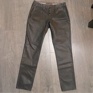 J Brand Inez Coated Slim Fit Jeans